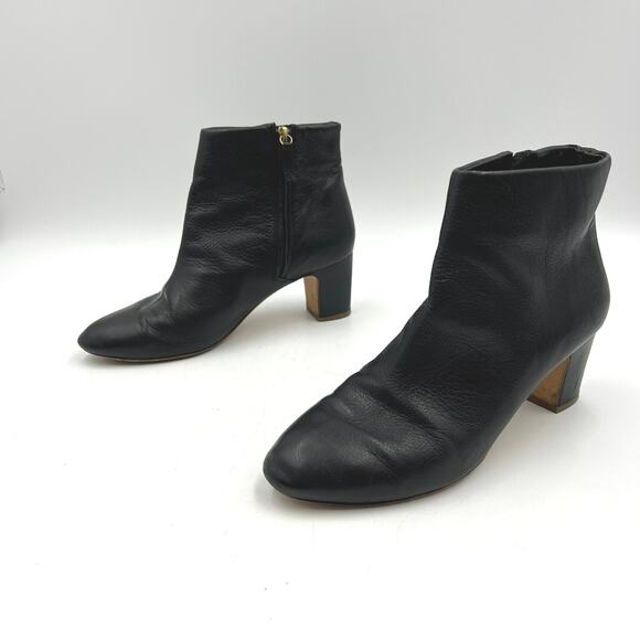 Rupert Sanderson Gracey Boots Black Leather Ankle Booties - Picture 8 of 8